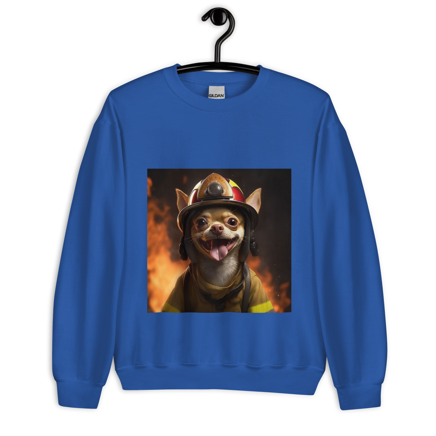 Chihuahua Firefighter Unisex Sweatshirt