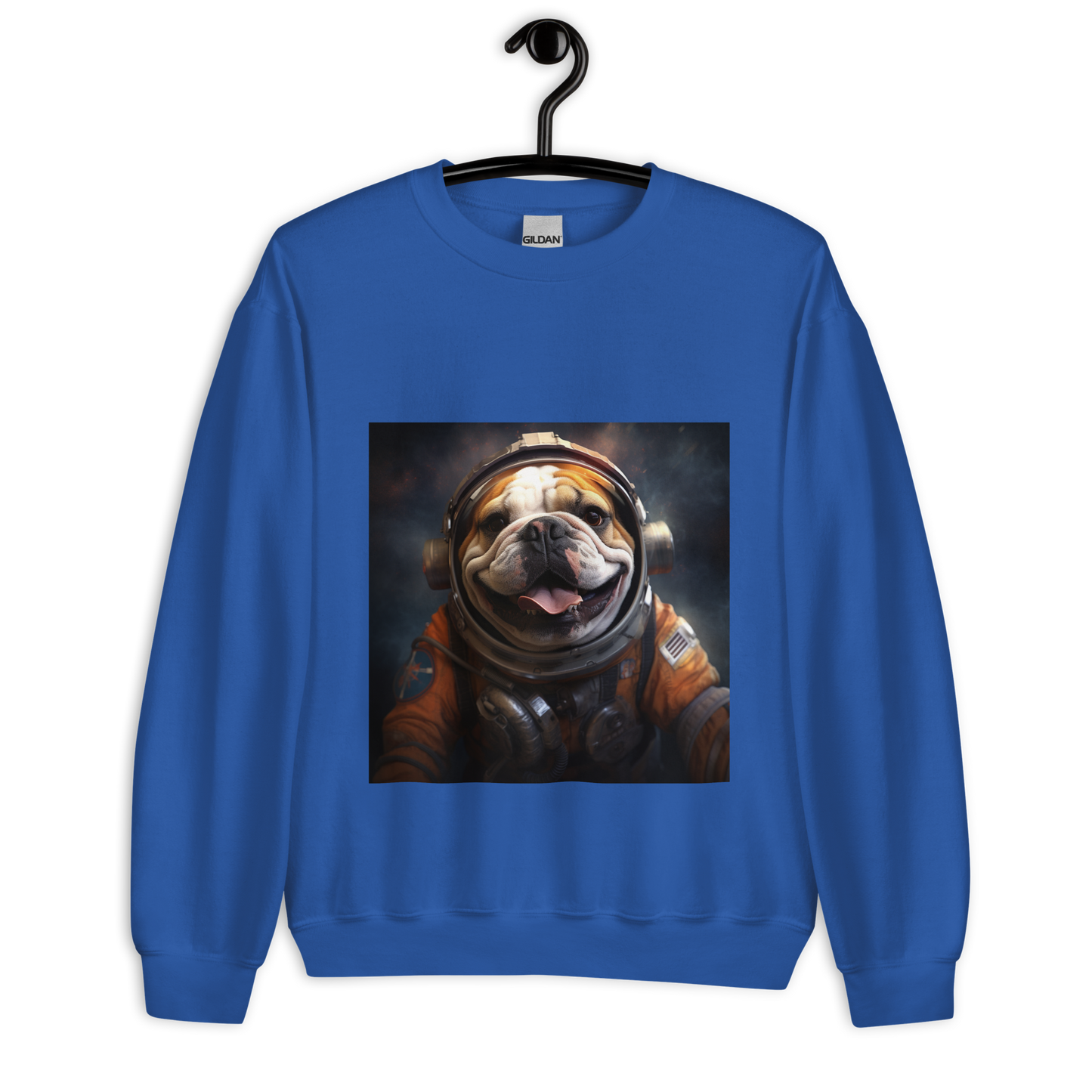 Bulldog Astronaut Unisex Sweatshirt