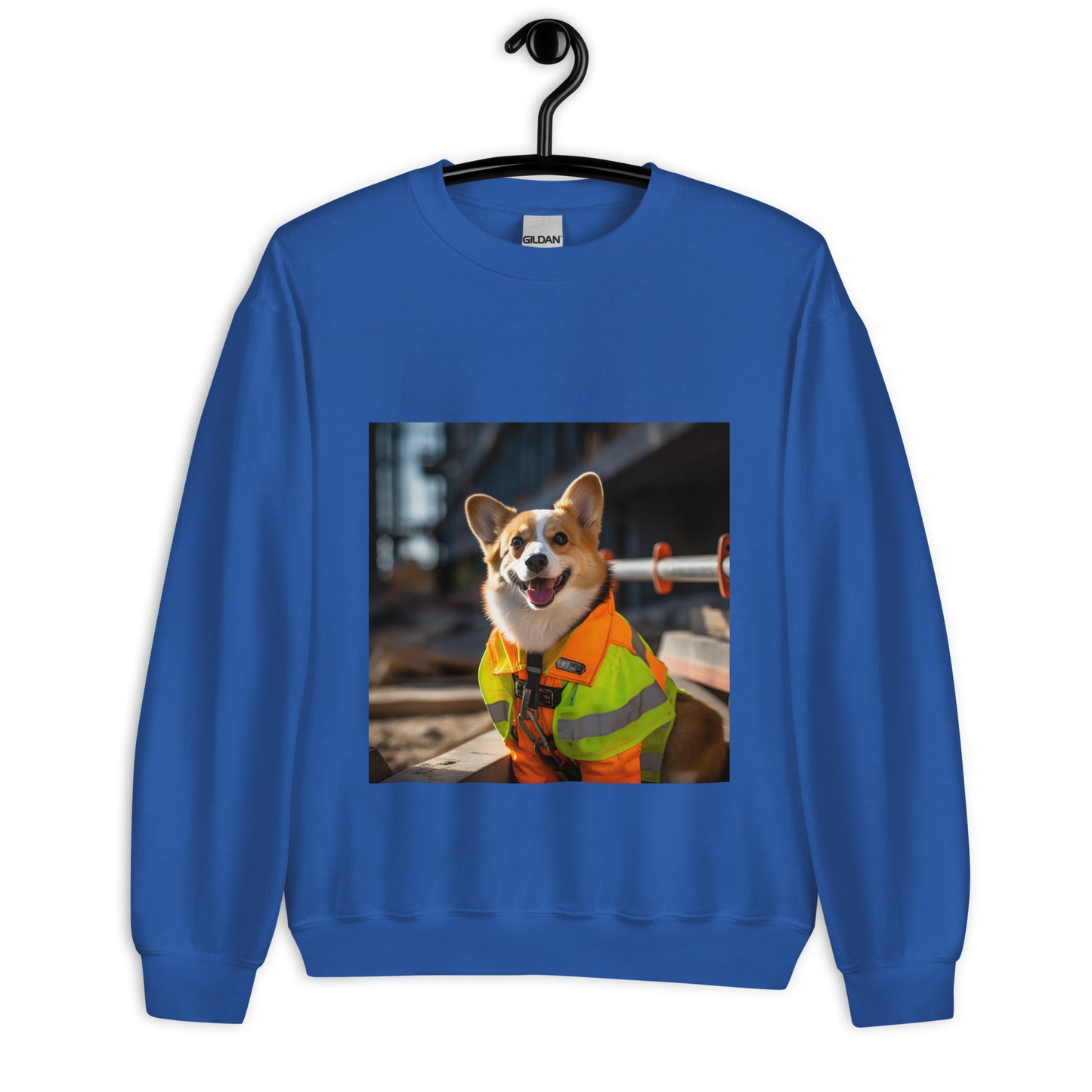 Pembroke Welsh Corgi ConstructionWorker Unisex Sweatshirt