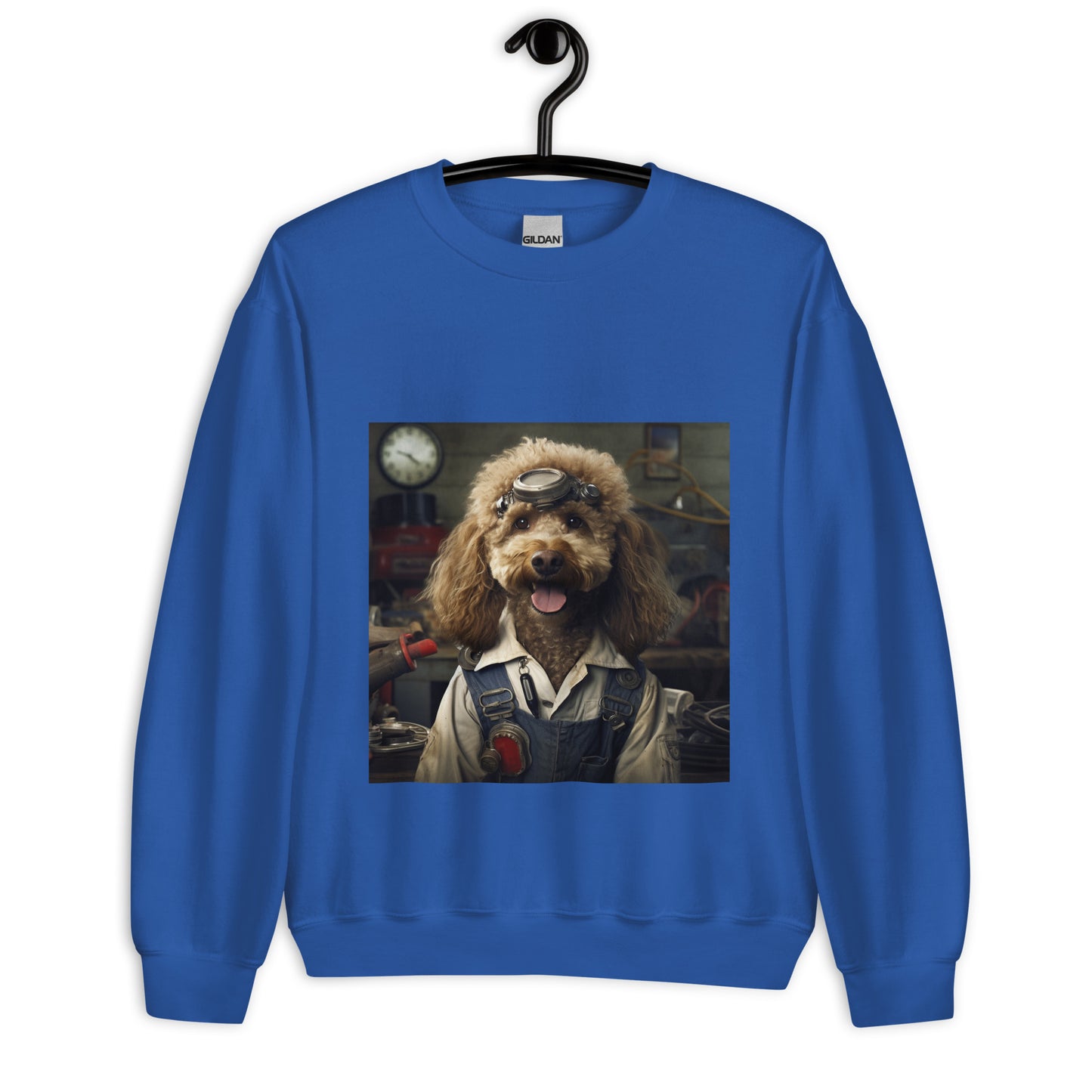 Poodle AutoMechanic Unisex Sweatshirt