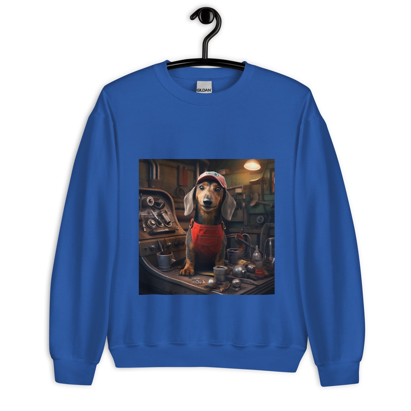 Dachshund AutoMechanic Unisex Sweatshirt