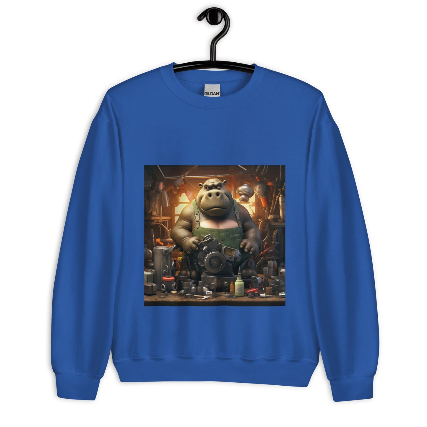 Hippo AutoMechanic Unisex Sweatshirt