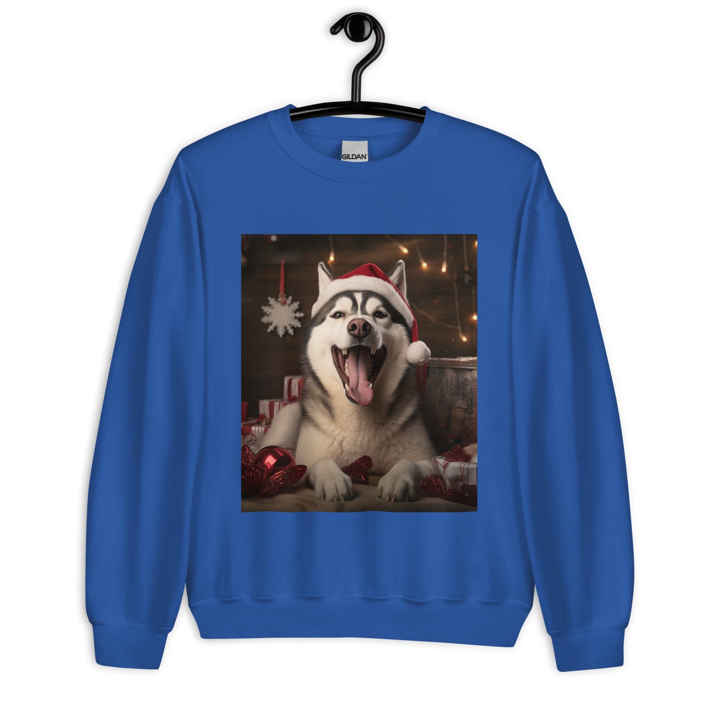 Siberian Husky Christmas Unisex Sweatshirt