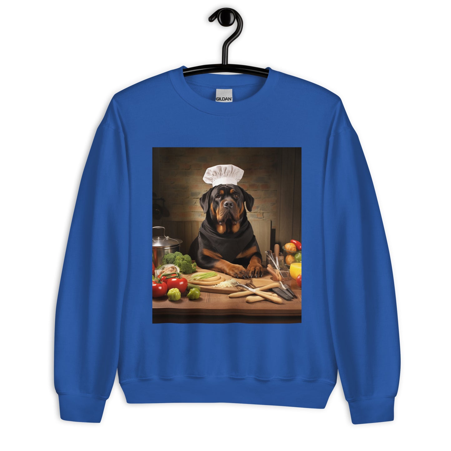 Rottweiler Chef Unisex Sweatshirt