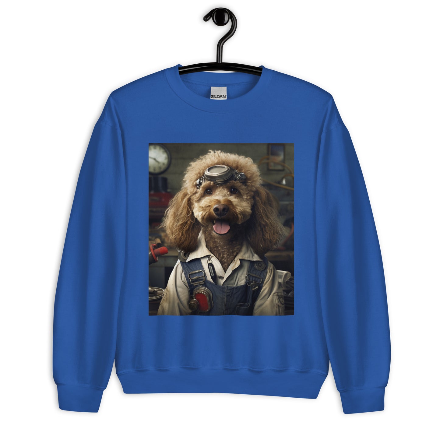 Poodle AutoMechanic Unisex Sweatshirt