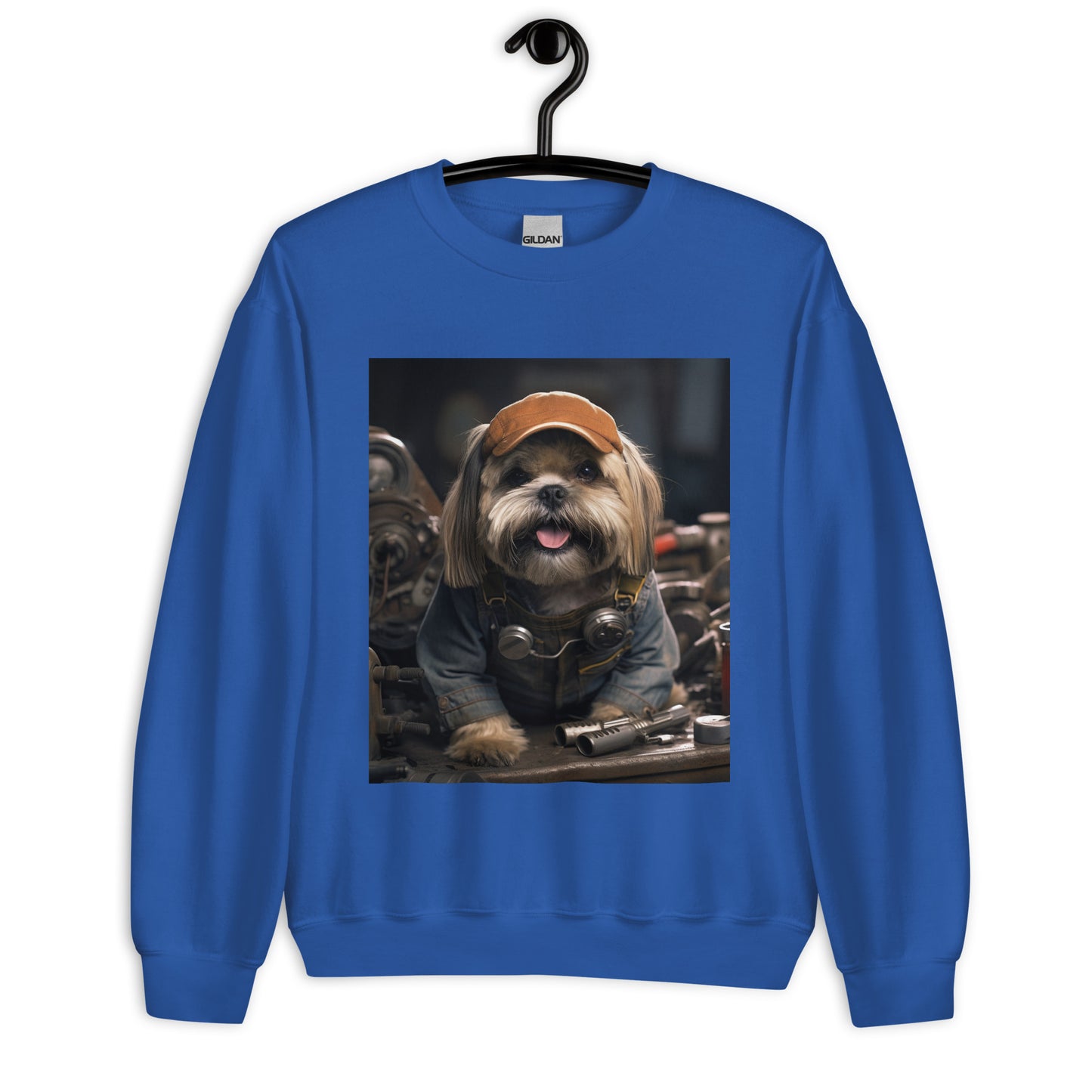 Shih Tzu AutoMechanic Unisex Sweatshirt