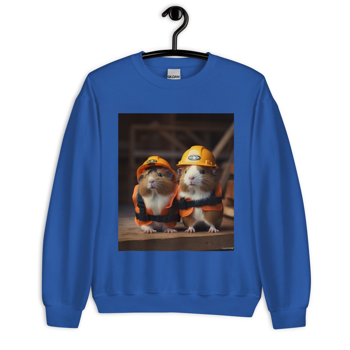 Guinea Pigs ConstructionWorker Unisex Sweatshirt