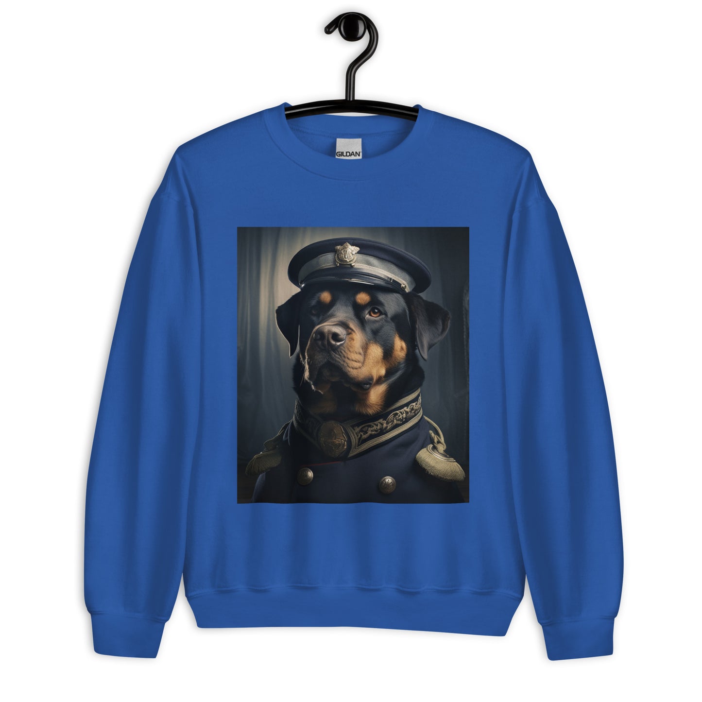 Rottweiler NavyOfficer Unisex Sweatshirt