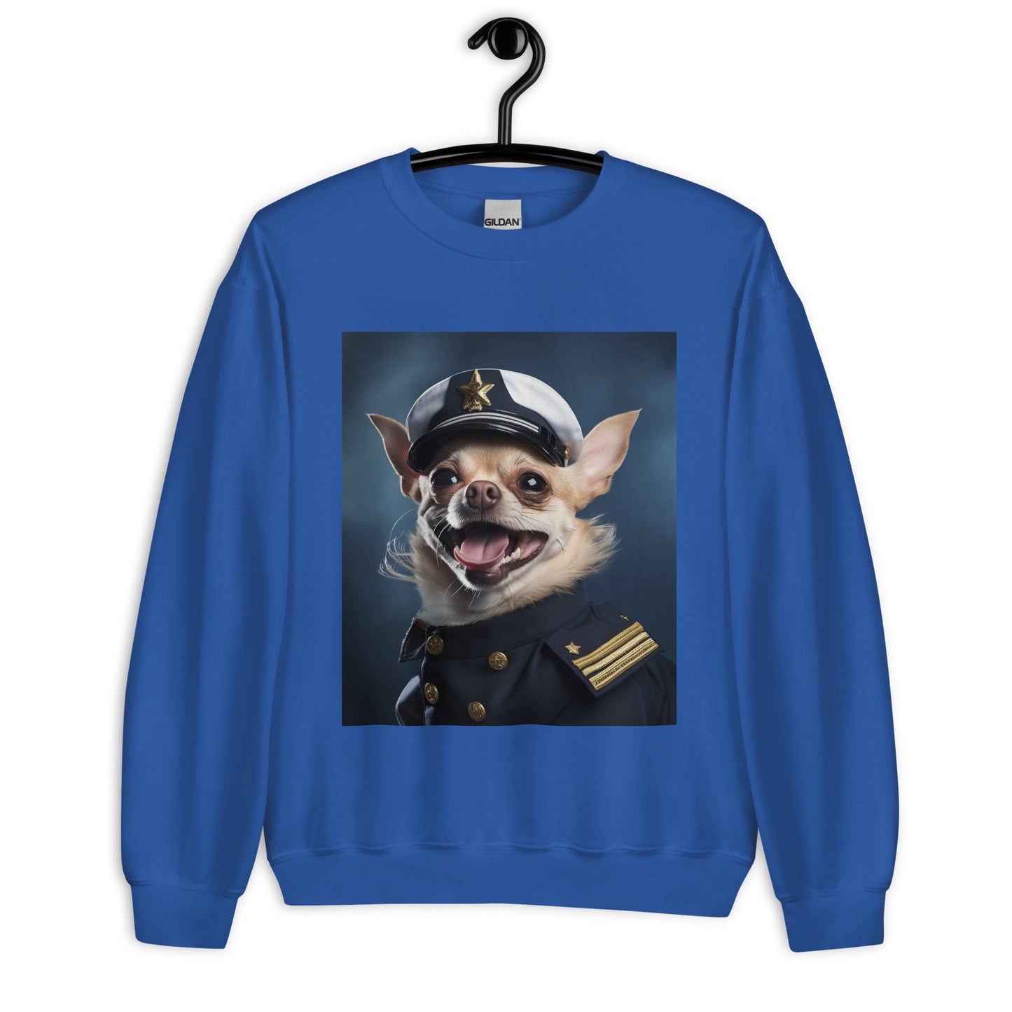 Chihuahua NavyOfficer Unisex Sweatshirt