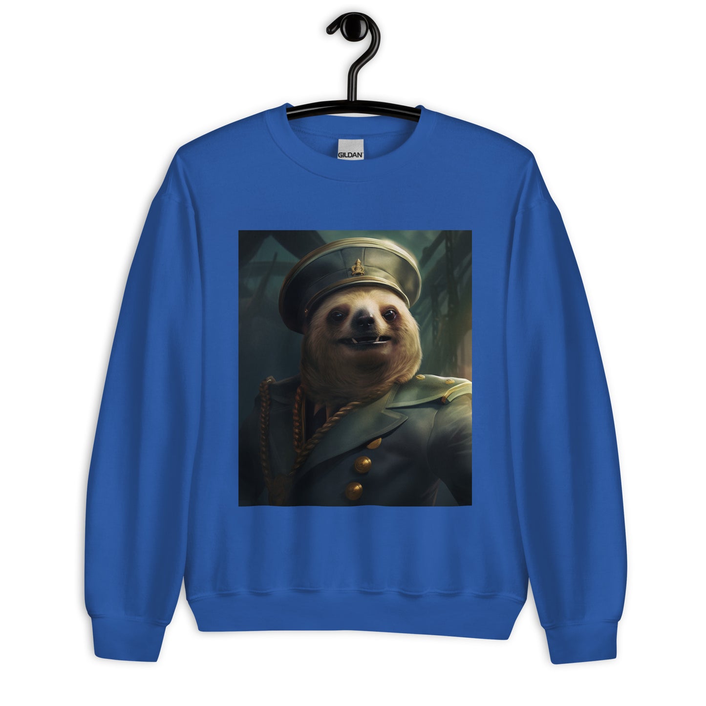 Sloth NavyOfficer Unisex Sweatshirt