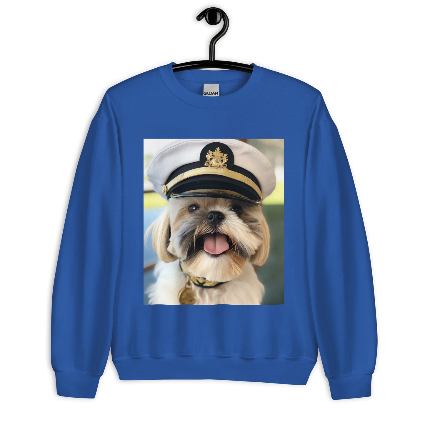 Shih Tzu NavyOfficer Unisex Sweatshirt