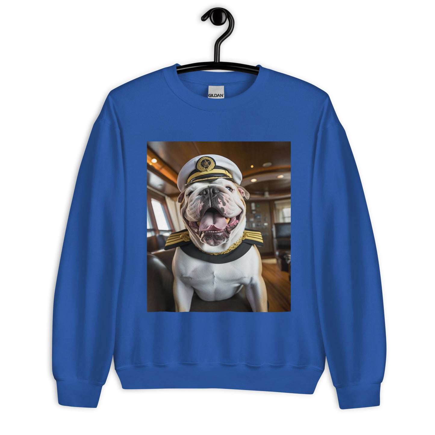 Bulldog CruiseShipCaptain Unisex Sweatshirt