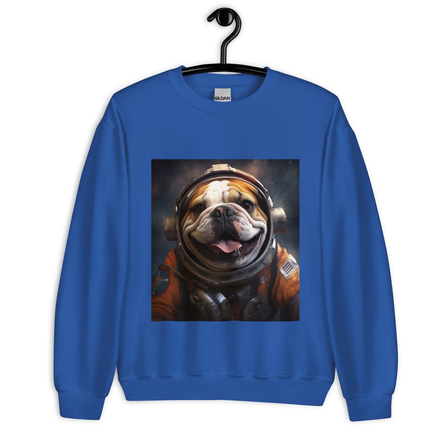 Bulldog Astronaut Unisex Sweatshirt