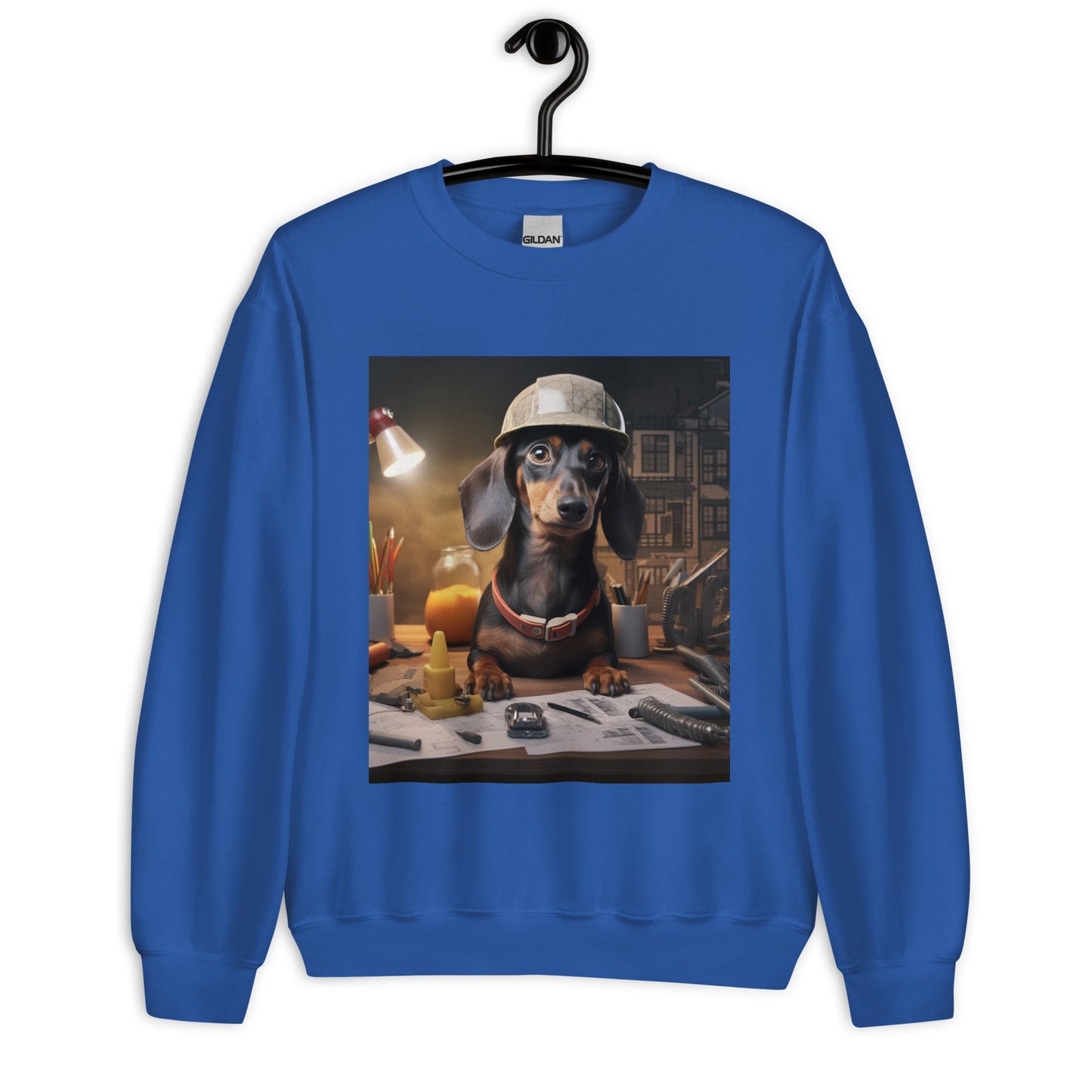 Dachshund Engineer Unisex Sweatshirt