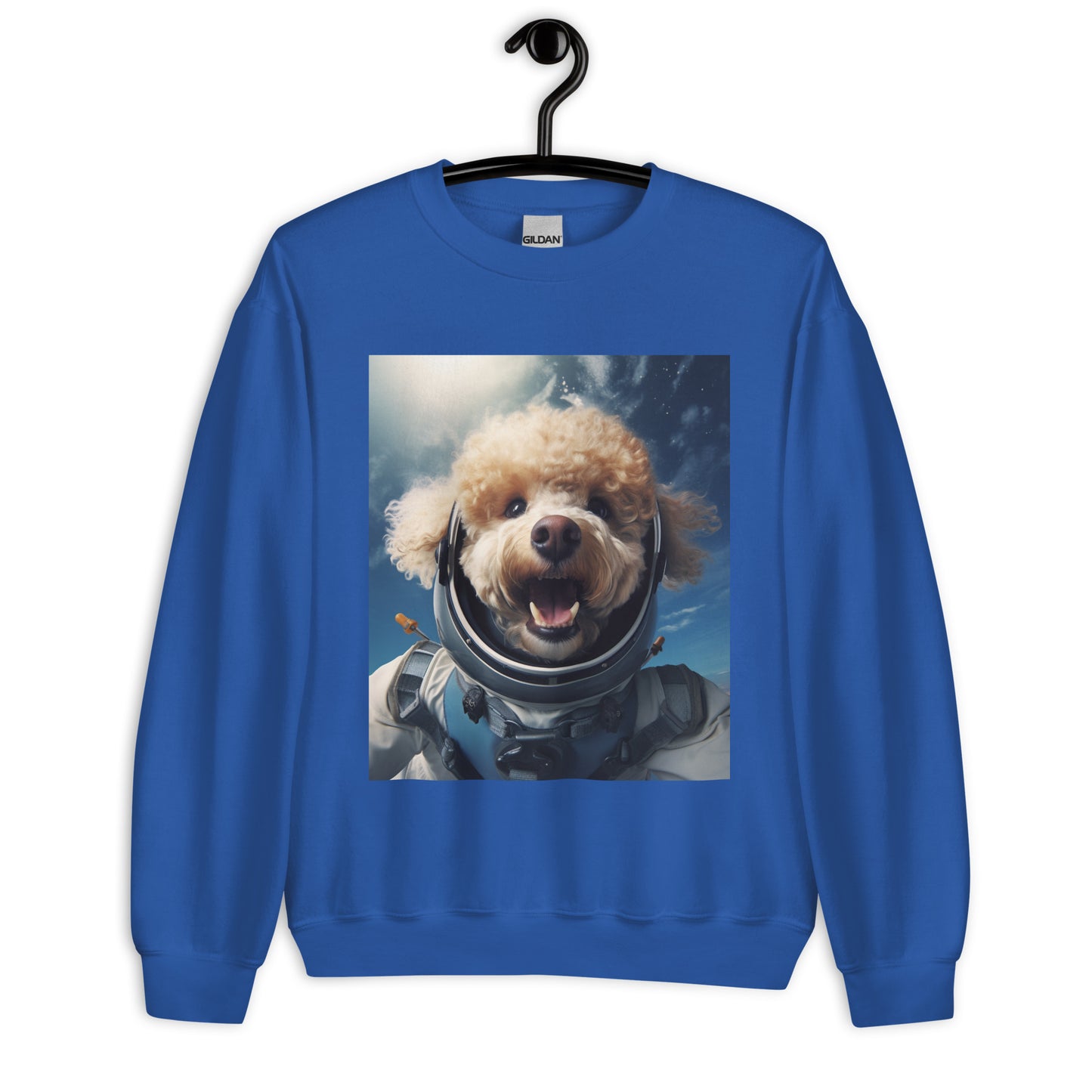 Poodle Astronaut Unisex Sweatshirt