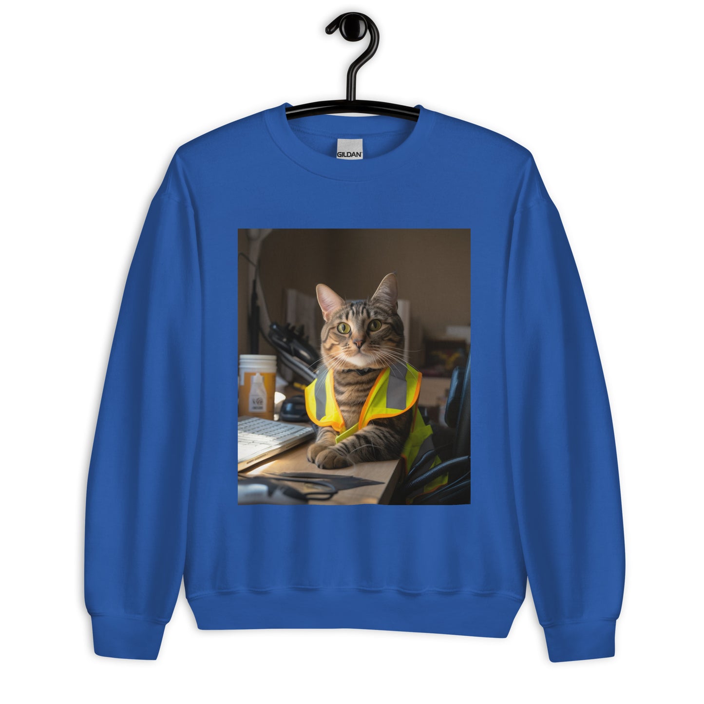 Domestic Shorthair Engineer Unisex Sweatshirt