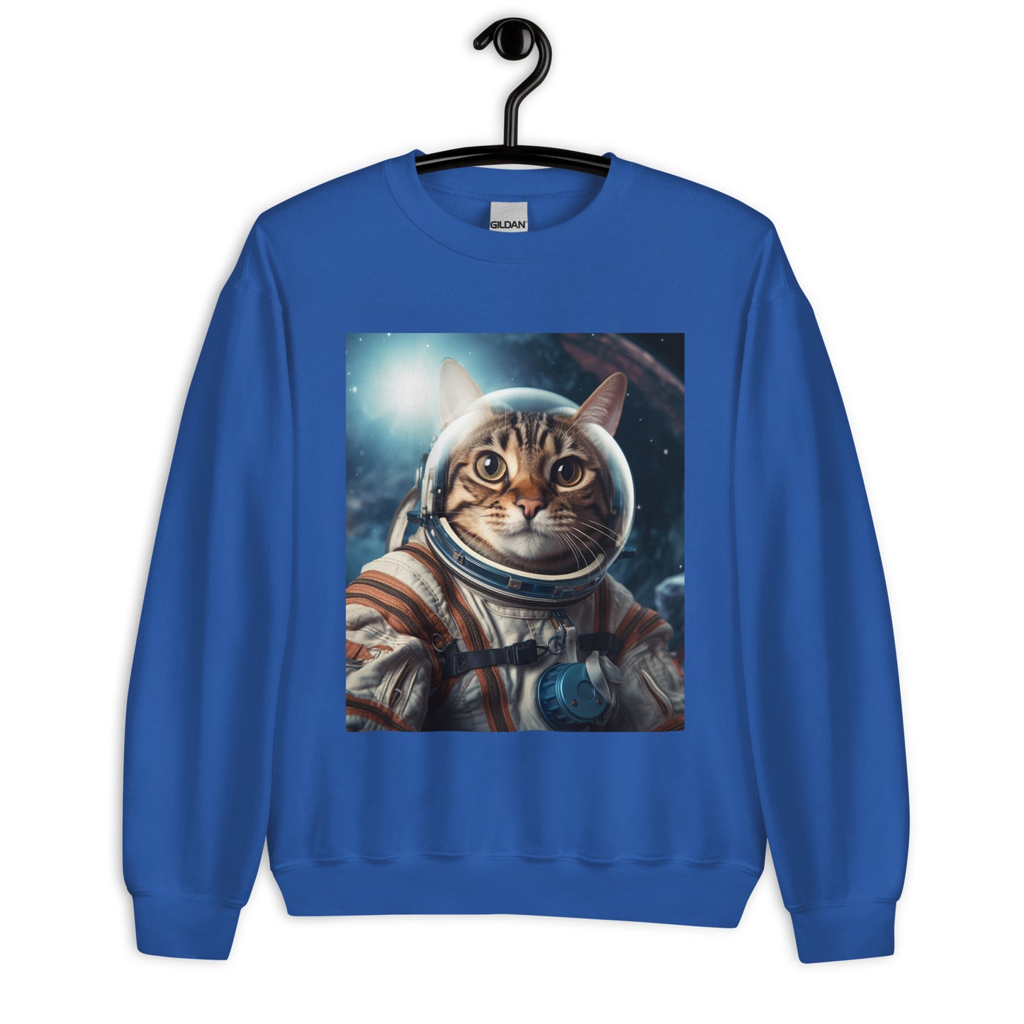 Domestic Shorthair Astronaut Unisex Sweatshirt