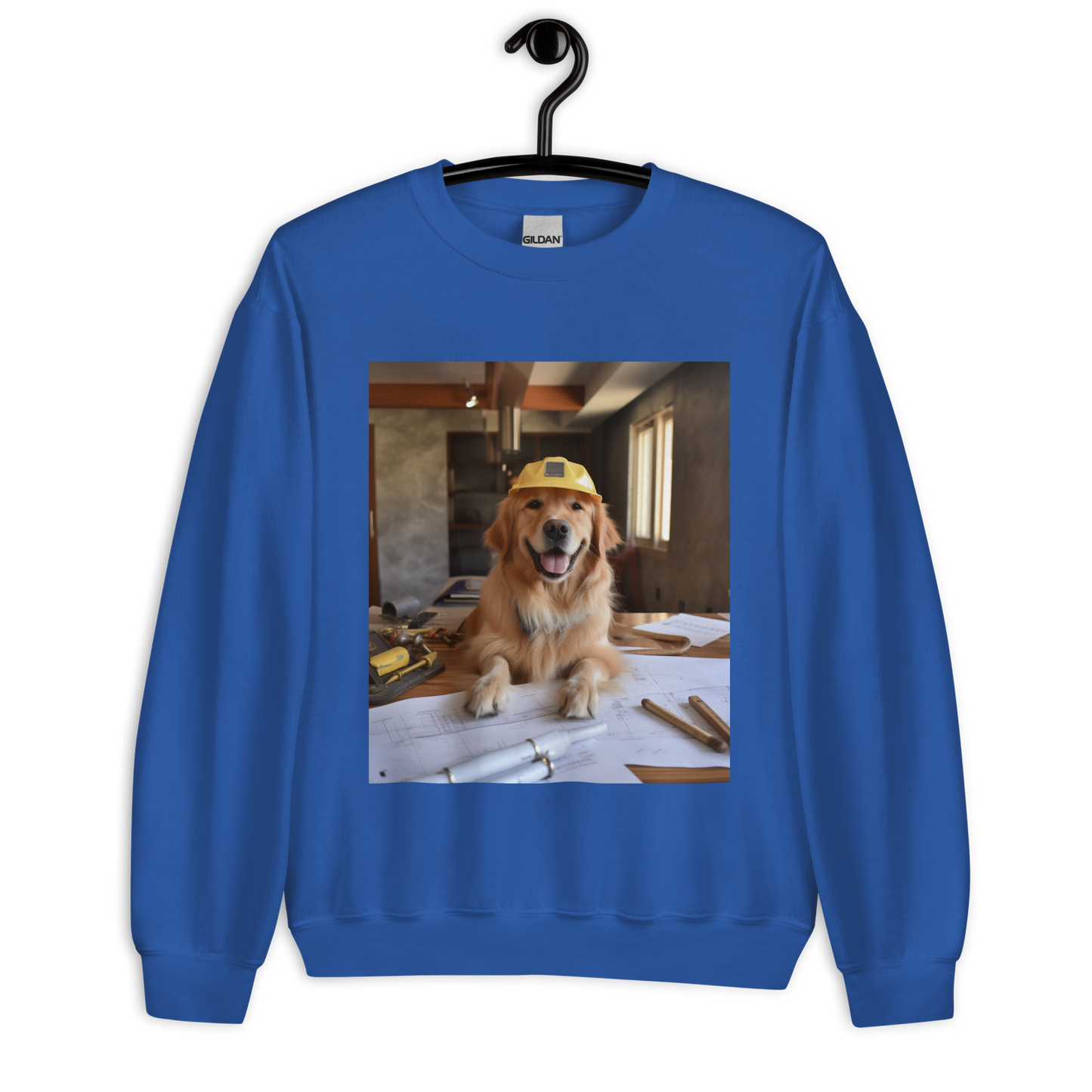 Golden Retriever Architect Unisex Sweatshirt