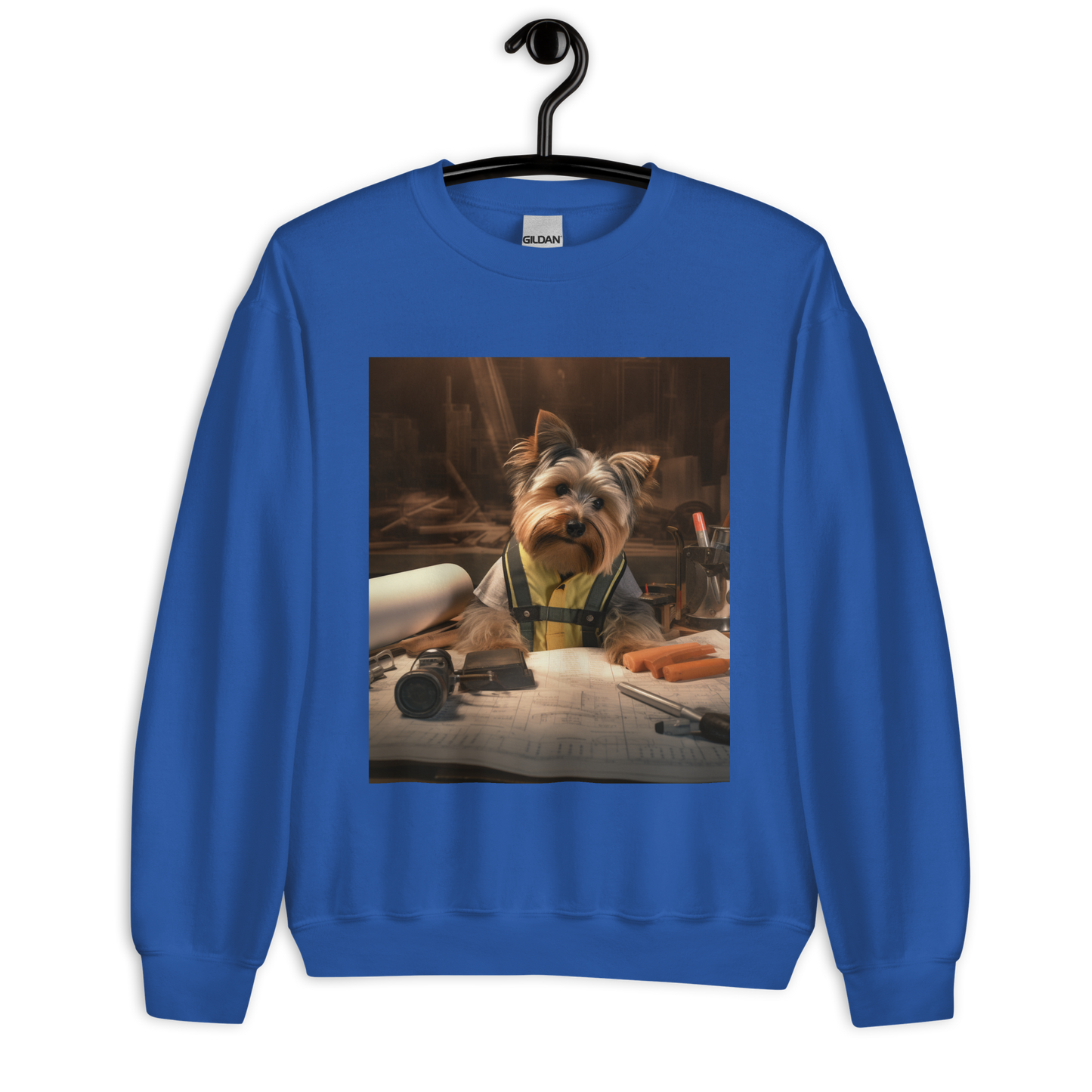 Yorkshire Terrier Architect Unisex Sweatshirt