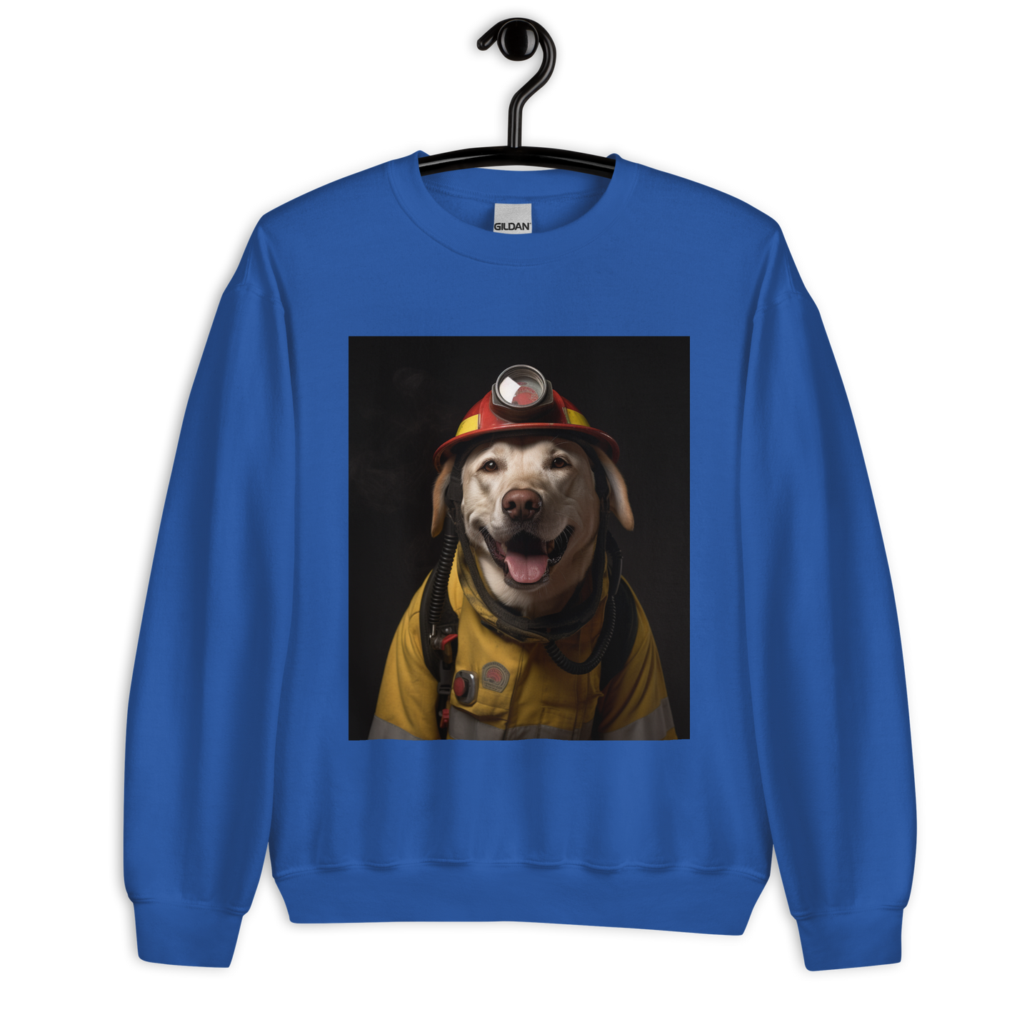 Labrador Retriever Firefighter Unisex Sweatshirt