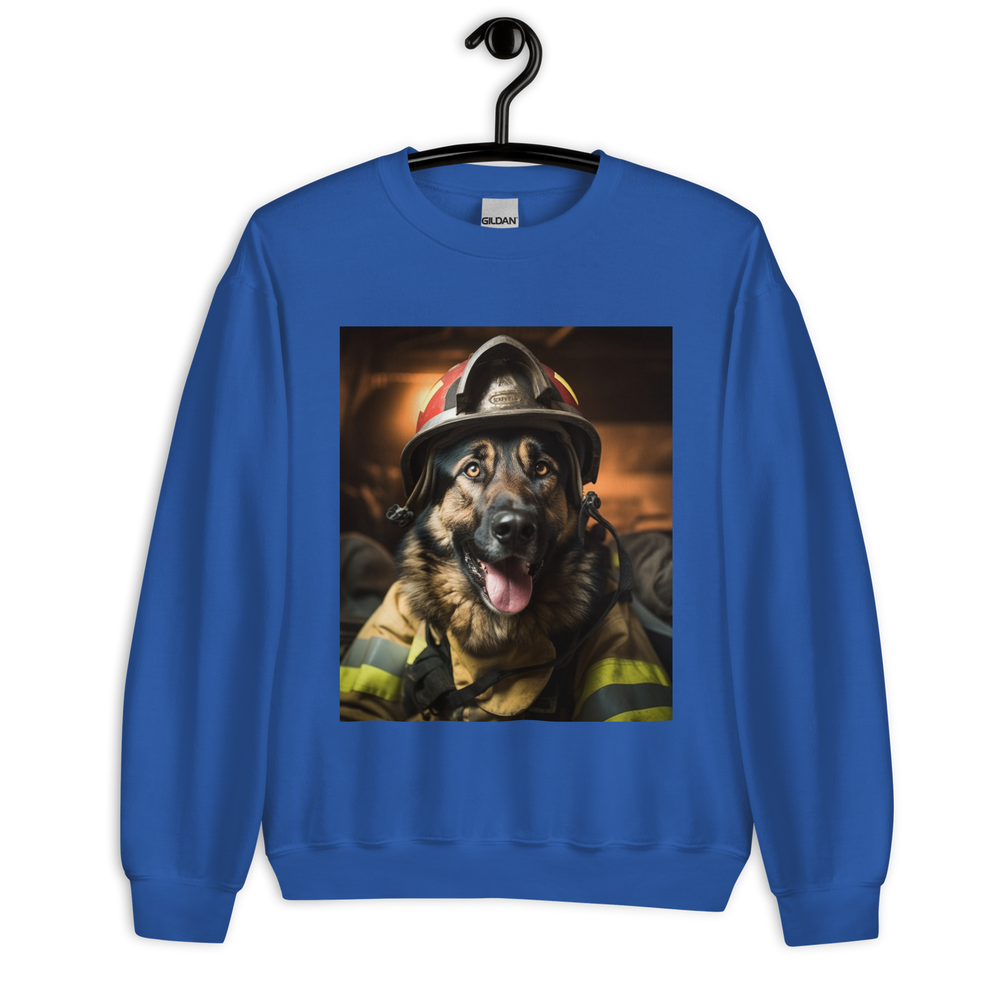 German Shepherd Firefighter Unisex Sweatshirt