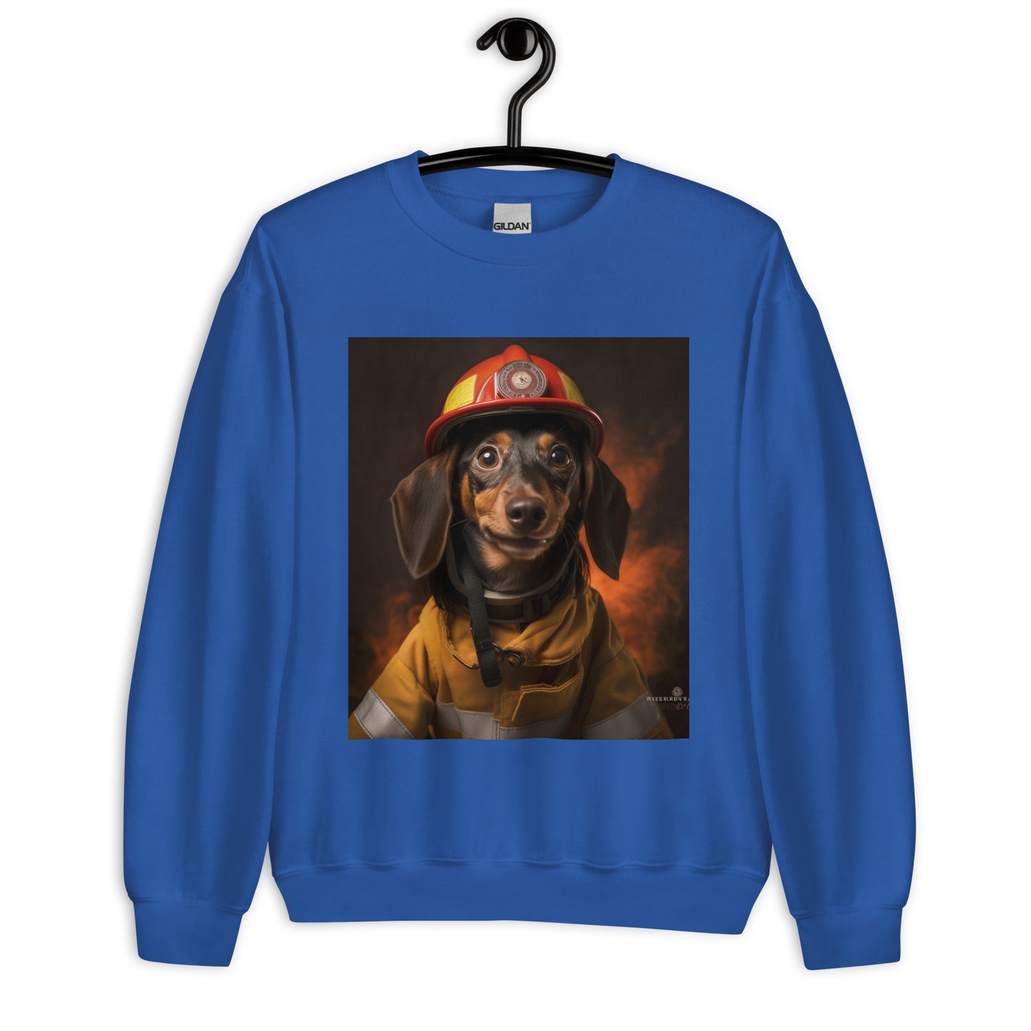 Dachshund Firefighter Unisex Sweatshirt