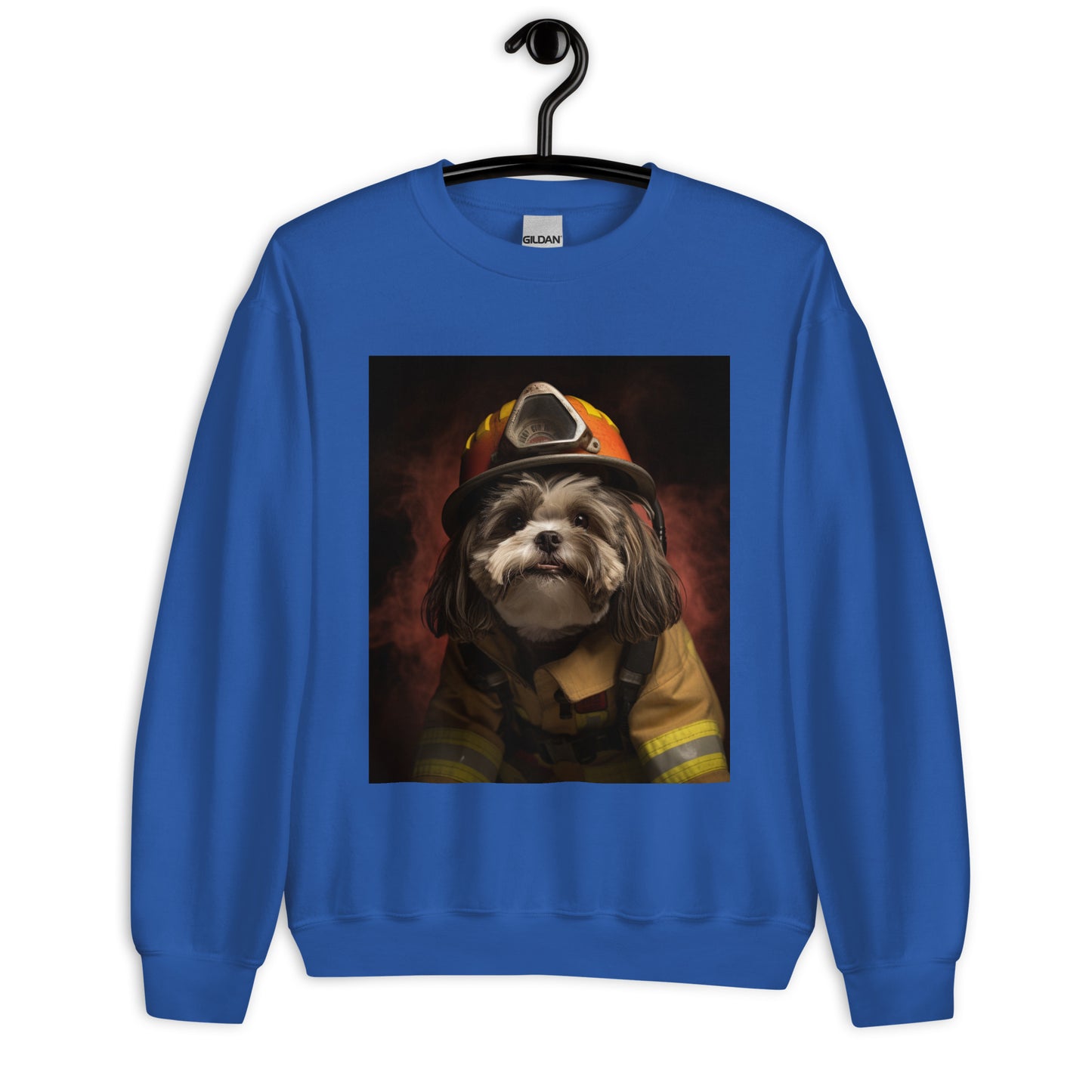 Shih Tzu Firefighter Unisex Sweatshirt