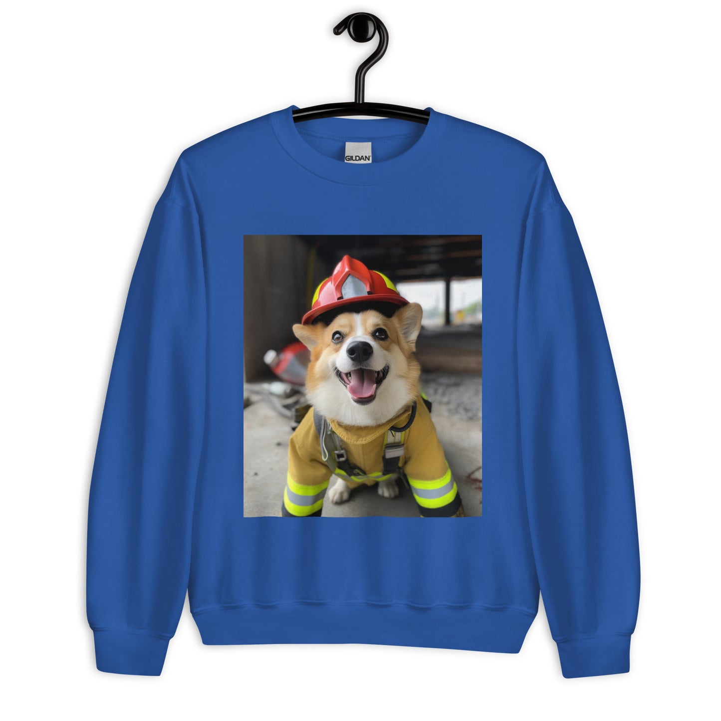 Pembroke Welsh Corgi Firefighter Unisex Sweatshirt