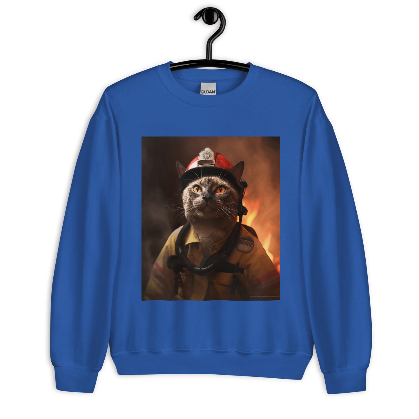 Siamese Firefighter Unisex Sweatshirt