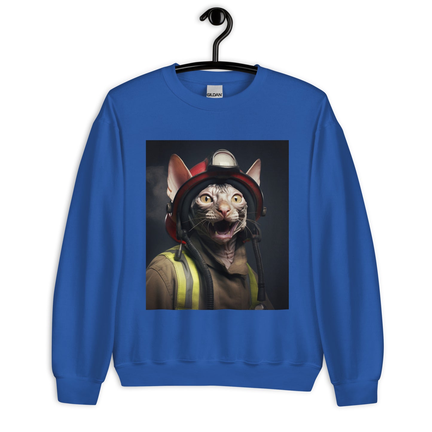 Sphynx Firefighter Unisex Sweatshirt