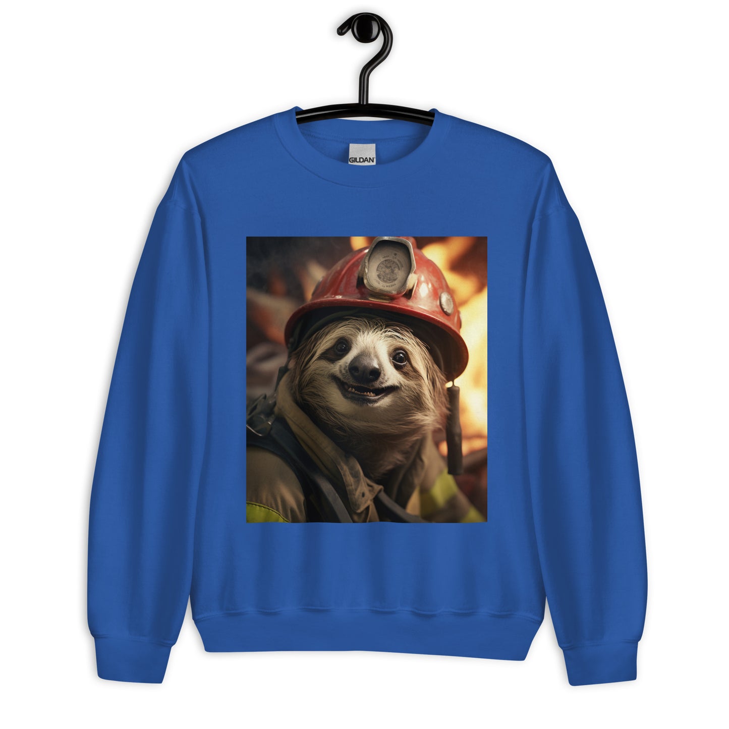 Sloth Firefighter Unisex Sweatshirt