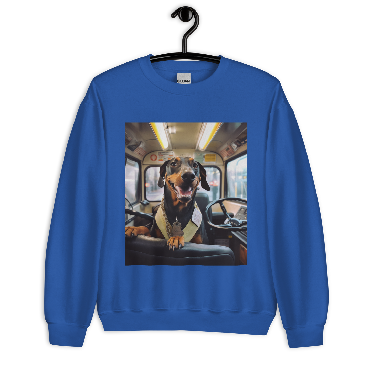 Dachshund Bus Driver Unisex Sweatshirt