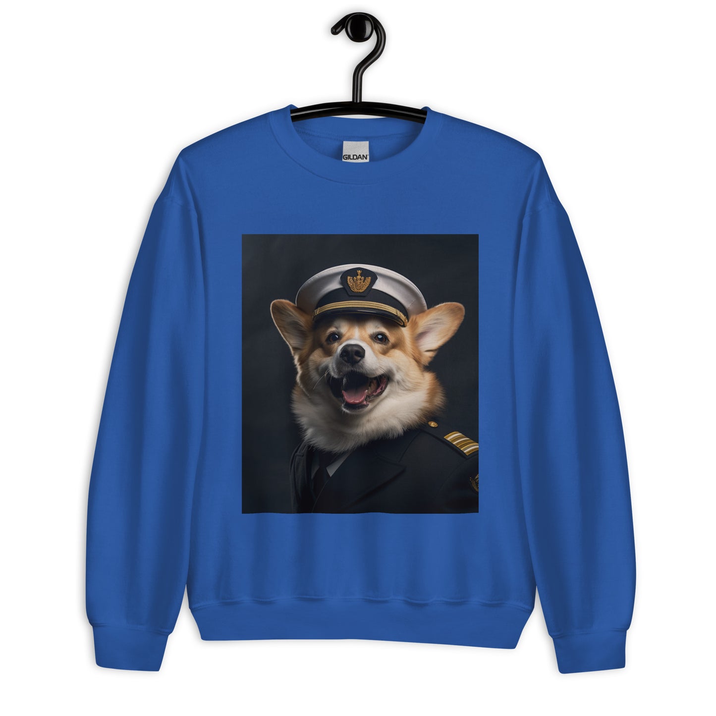 Pembroke Welsh Corgi NavyOfficer Unisex Sweatshirt