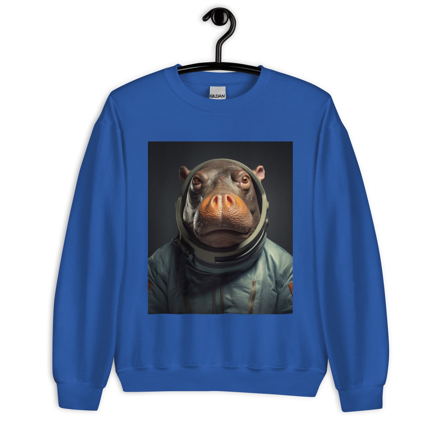 Hippo Astronaut Unisex Sweatshirt