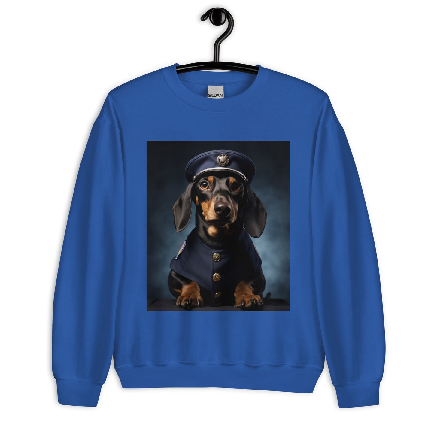 Dachshund Police Officer Unisex Sweatshirt