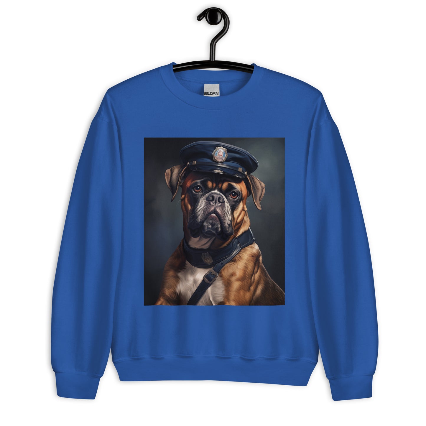 Boxer Police Officer Unisex Sweatshirt