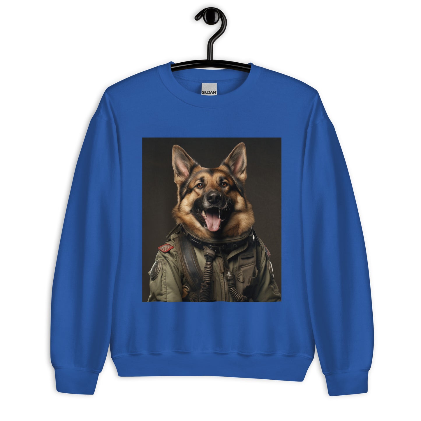 German Shepherd Military Person Unisex Sweatshirt