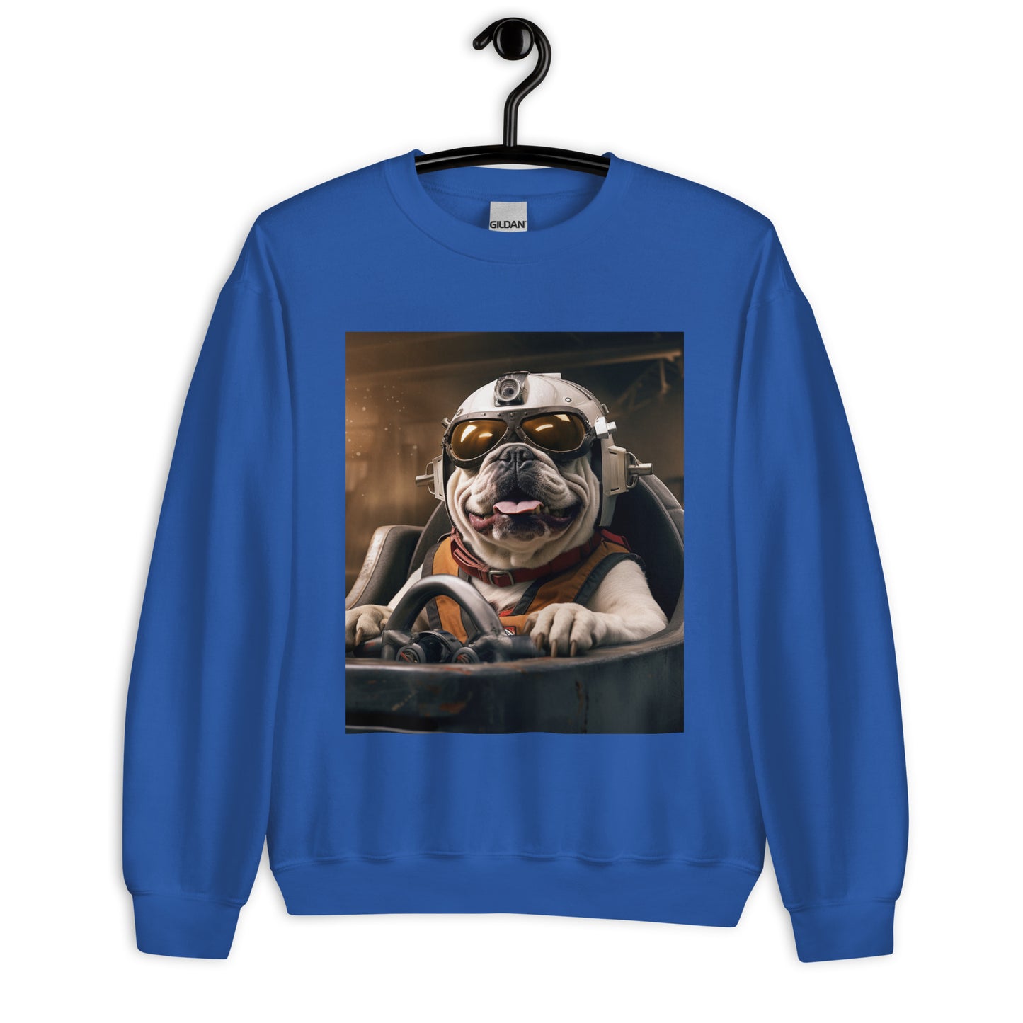 Bulldog F1 Car Driver Unisex Sweatshirt