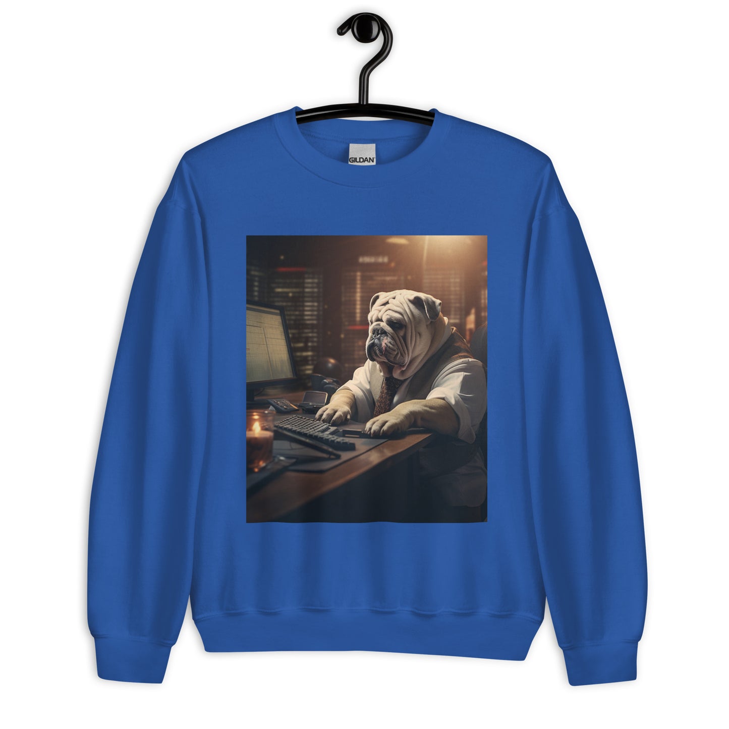 Bulldog Stock Trader Unisex Sweatshirt