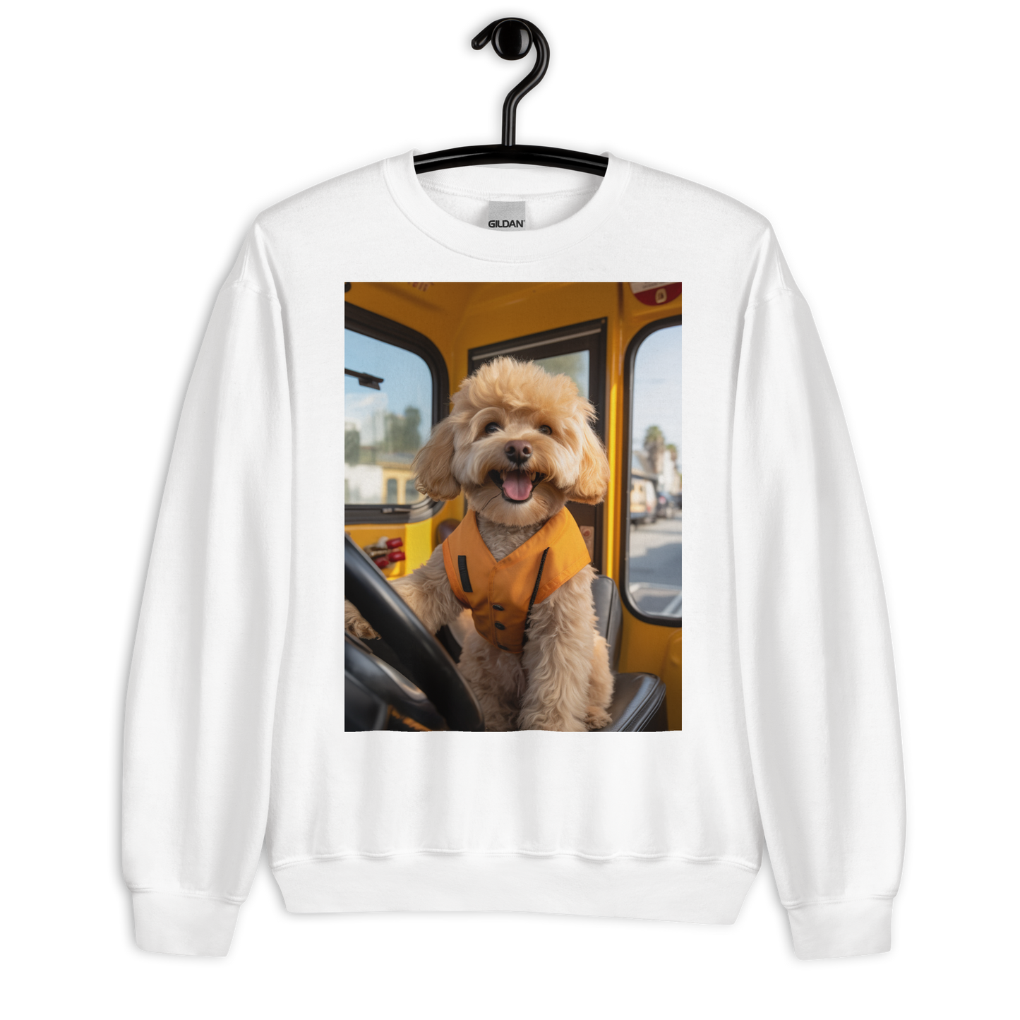 Poodle Bus Driver Sweatshirt