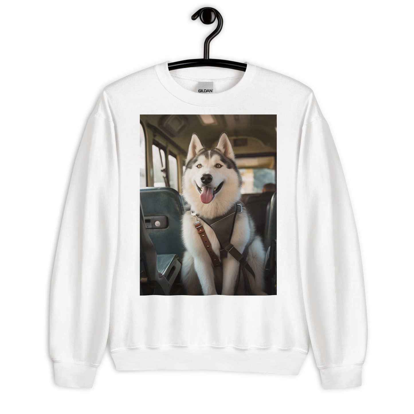 Siberian Husky Bus Driver Sweatshirt