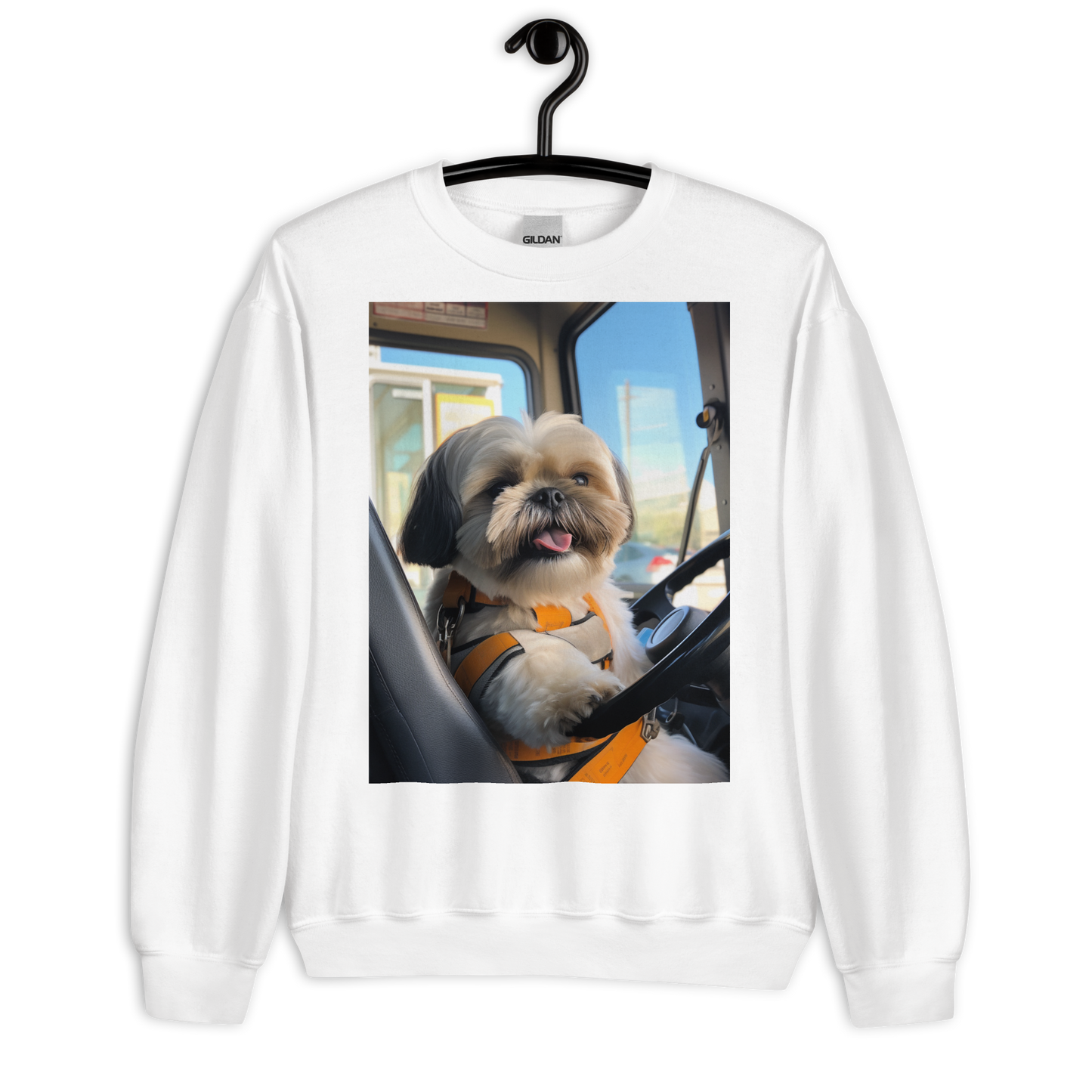 Shih Tzu Bus Driver Sweatshirt