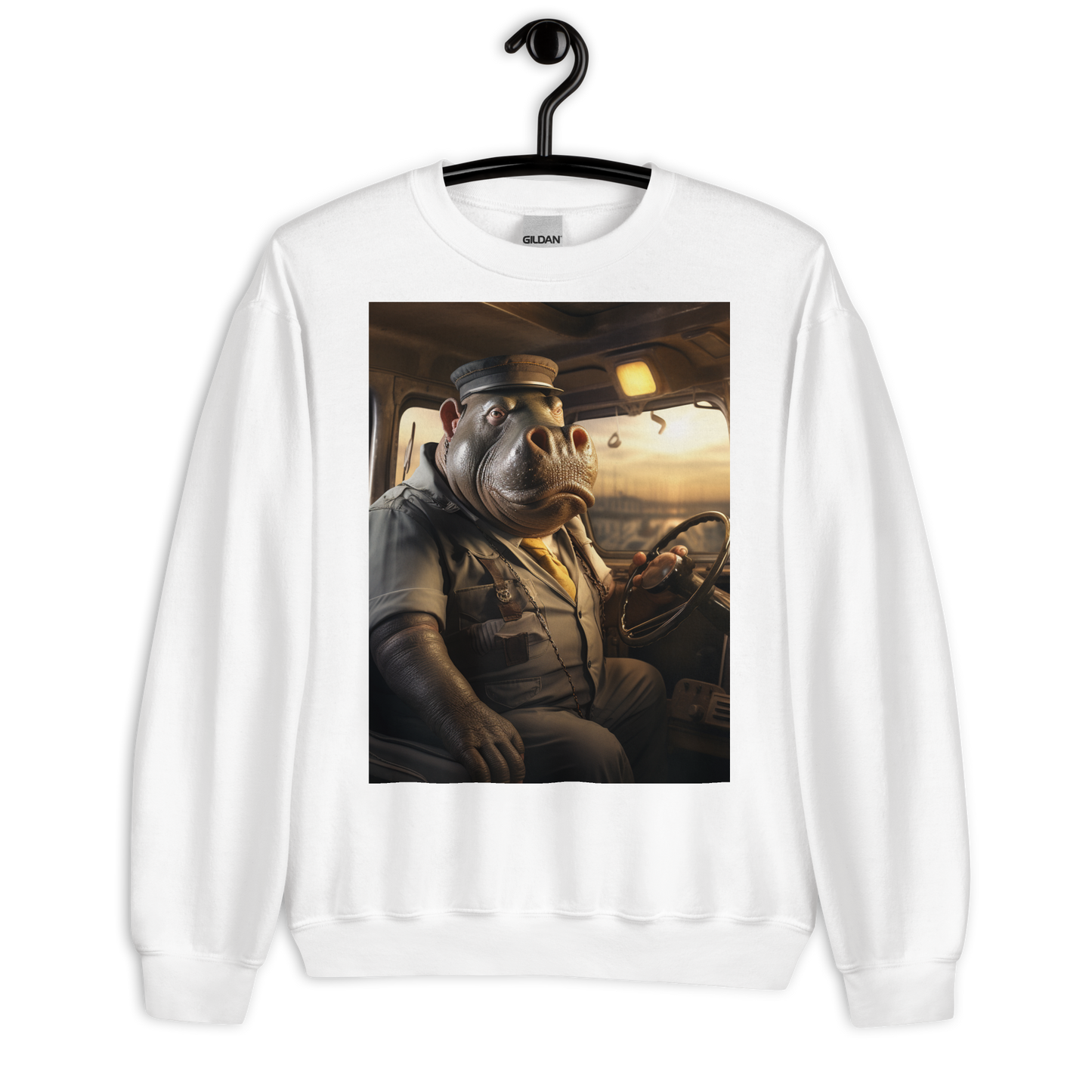 Hippo Bus Driver Sweatshirt