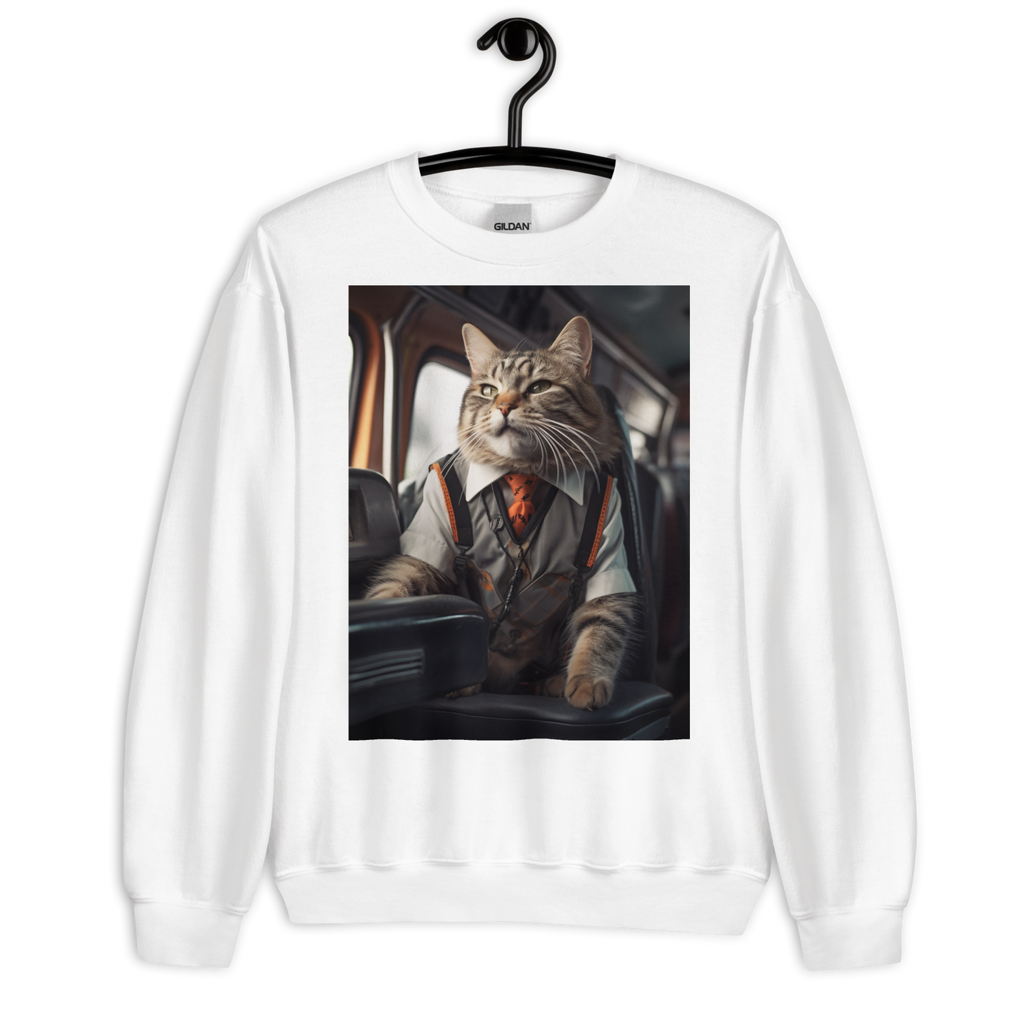 Maine Coon Bus Driver Sweatshirt