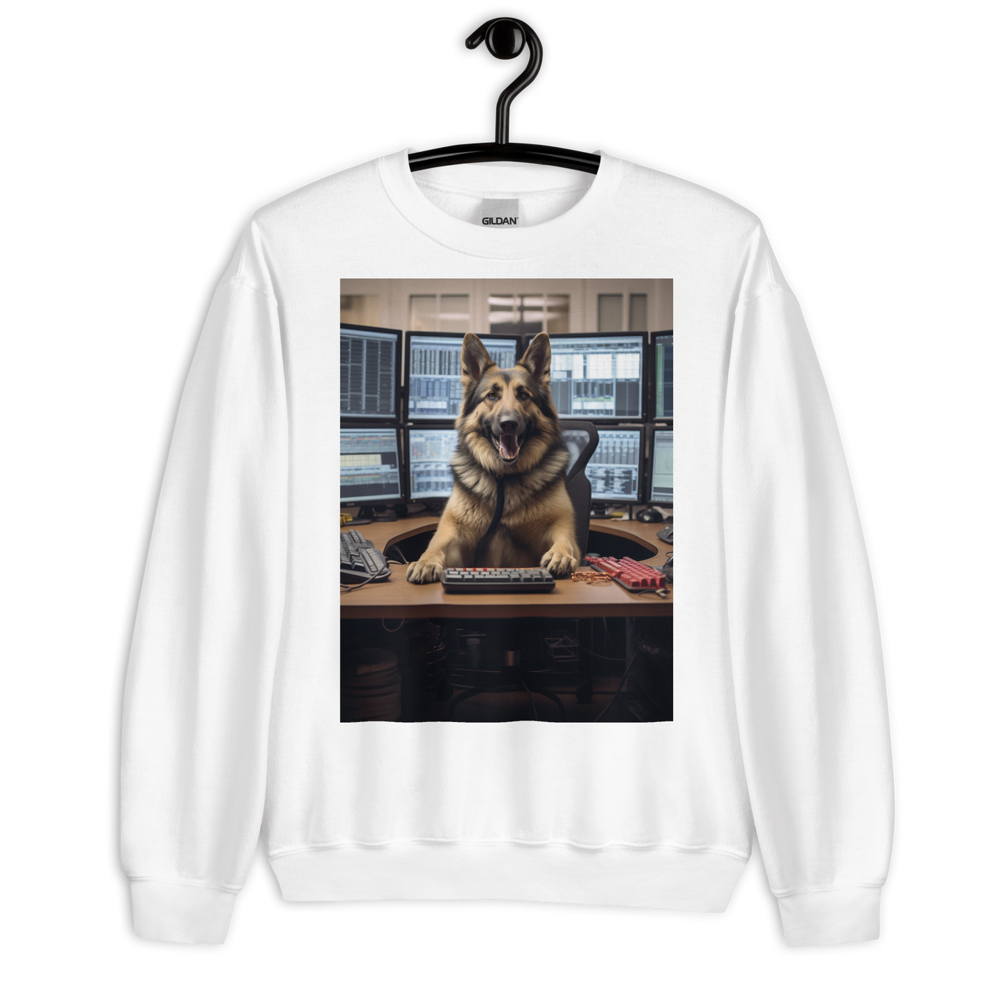 German Shepherd Stock Trader Sweatshirt