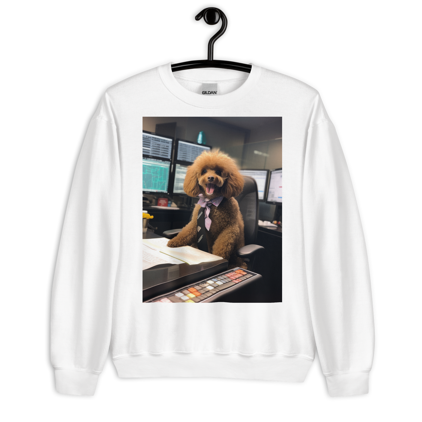 Poodle Stock Trader Sweatshirt