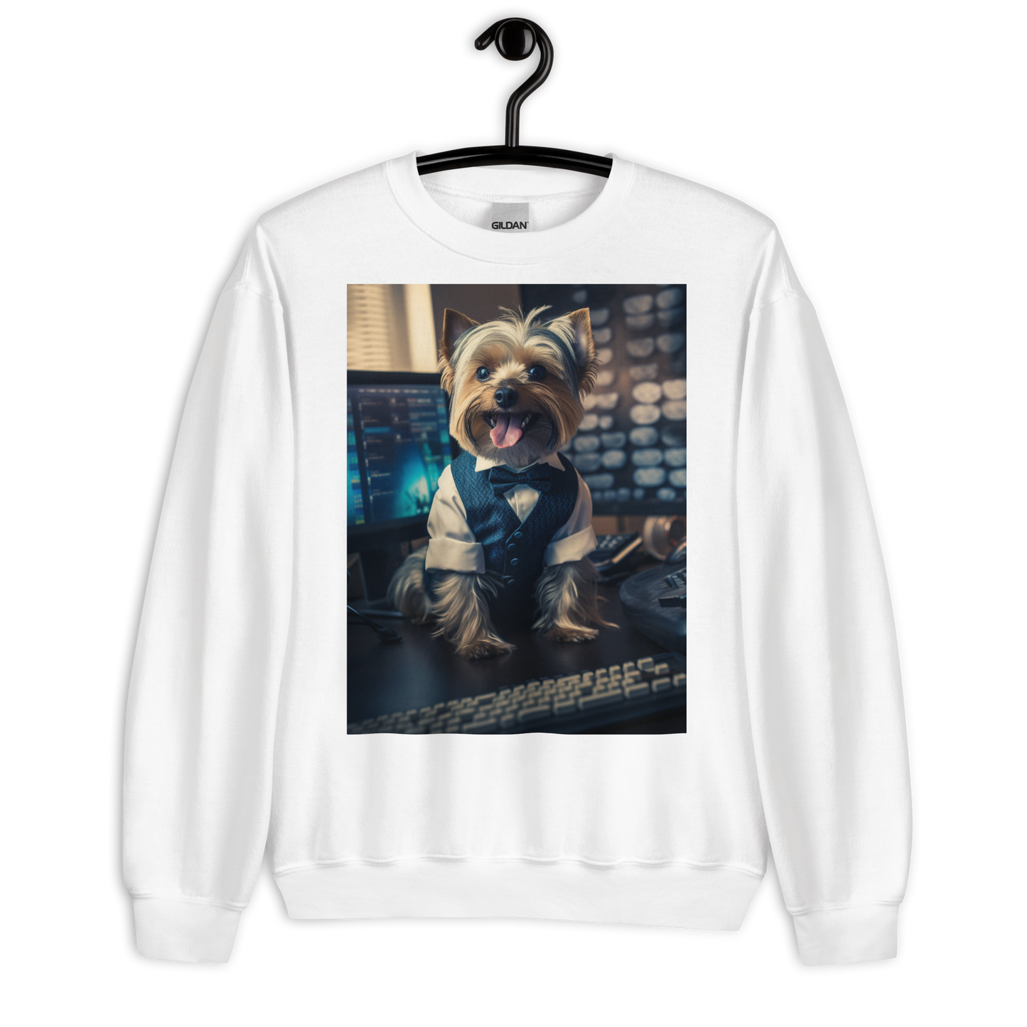 Yorkshire Terrier Stock Trader Sweatshirt