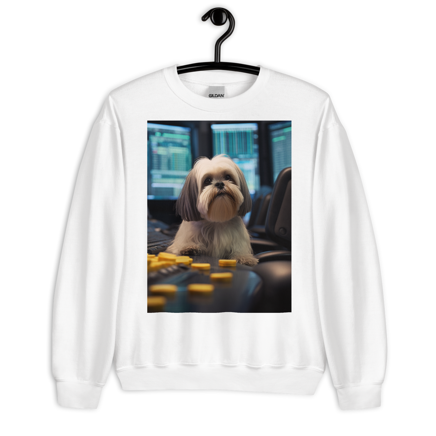 Shih Tzu Stock Trader Sweatshirt