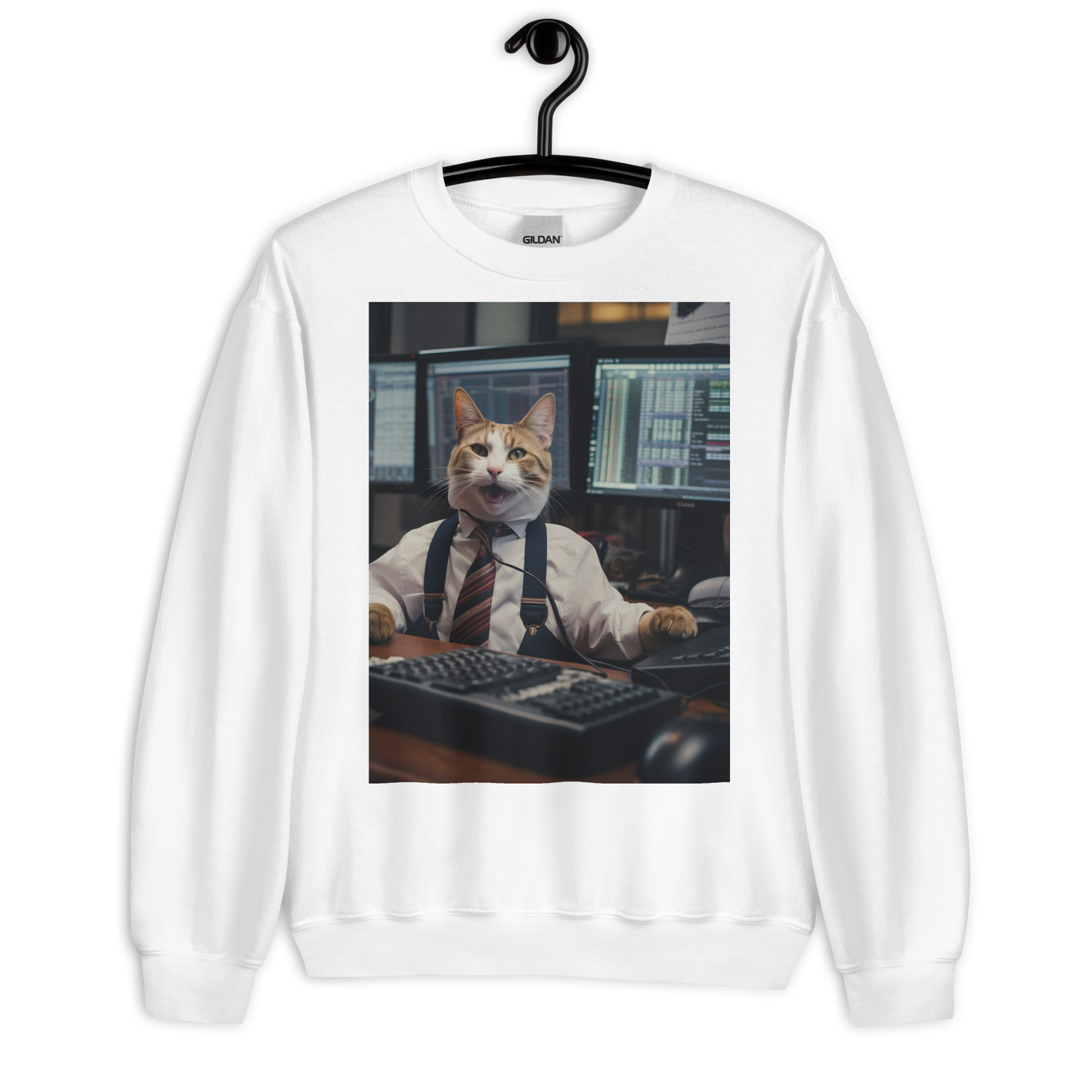 Domestic Shorthair Stock Trader Sweatshirt