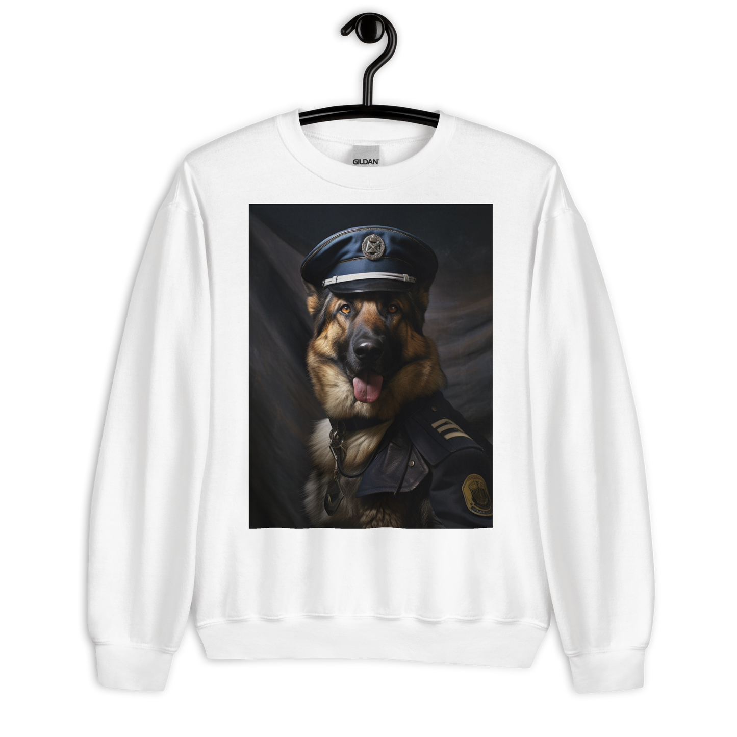 German Shepherd Air Force Officer Sweatshirt